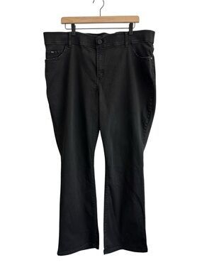 Lee Women Black Boot Cut Jeans Flex Motion by Lee Stretchy Comfort Mid Rise